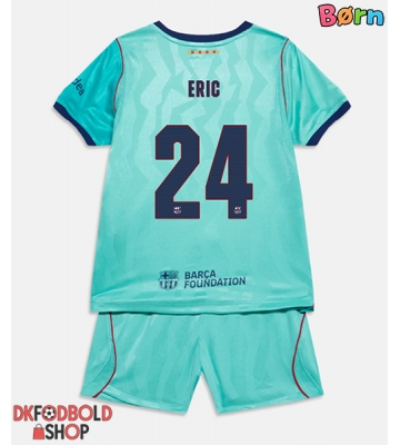 Barcelona Eric Garcia #24 Tredje trøje Børn 2026-27 Kort ærmer (+ korte bukser)